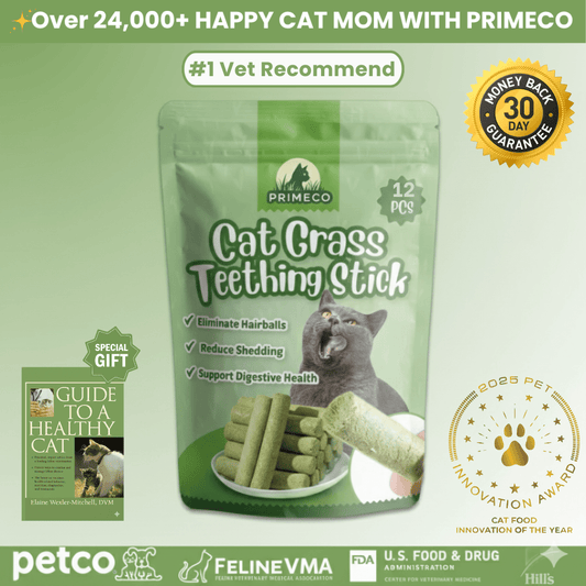 Primeco™ cat grass teething stick