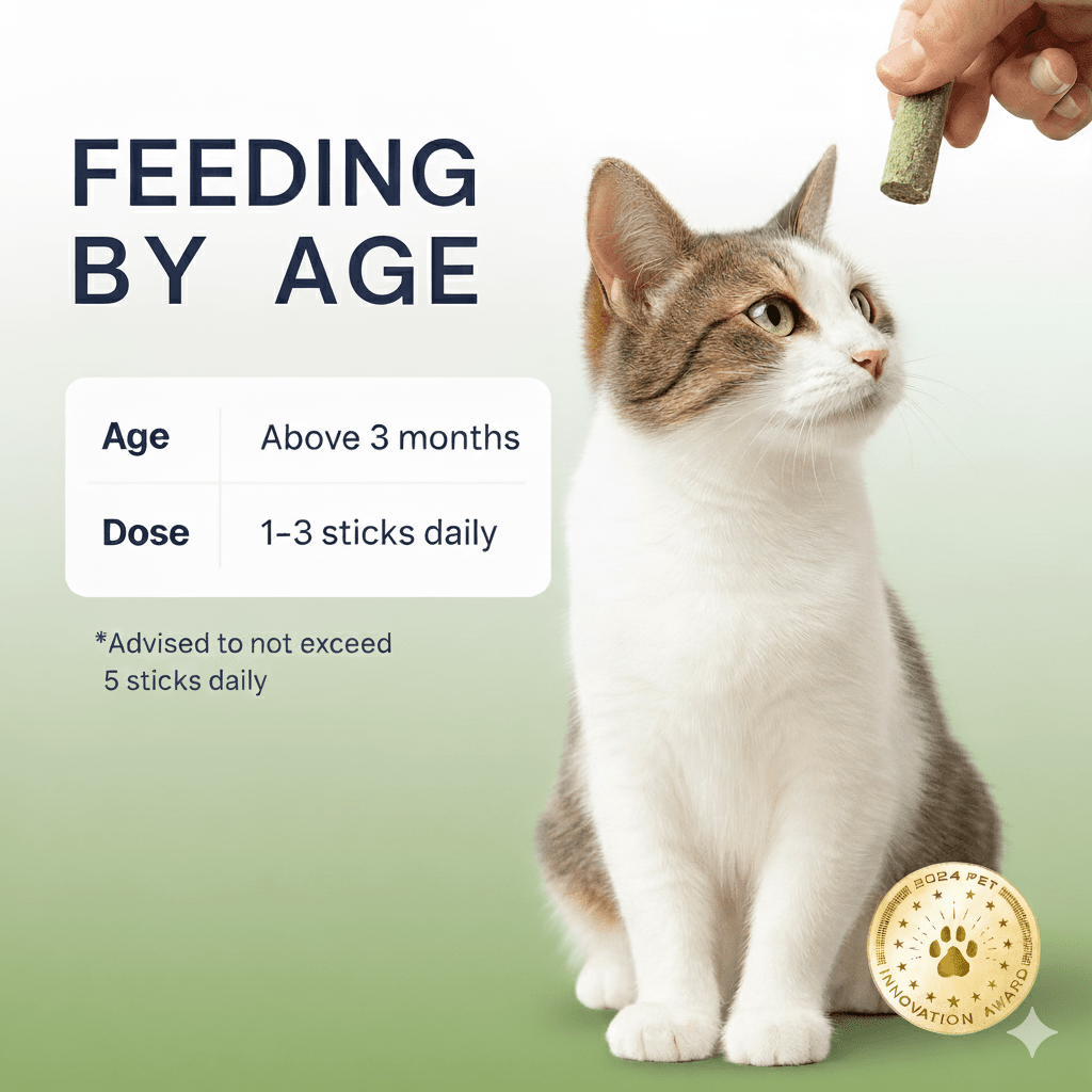 Primeco™ cat grass teething stick